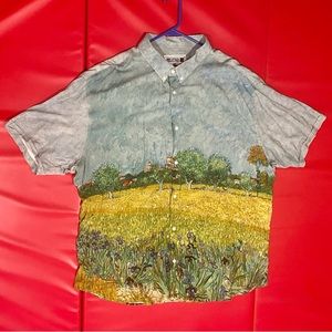 RSVLTS Van Gogh Button Shirt